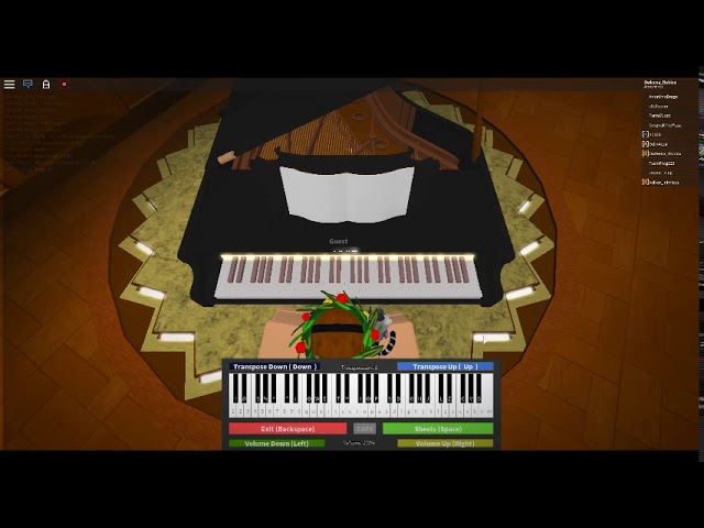 Havana On Roblox Piano Sheet In Desc By Lily Harris - havana roblox piano sheet