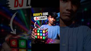 Rubik's cube ki madad se DJ light banana#electronic #Light#shots
