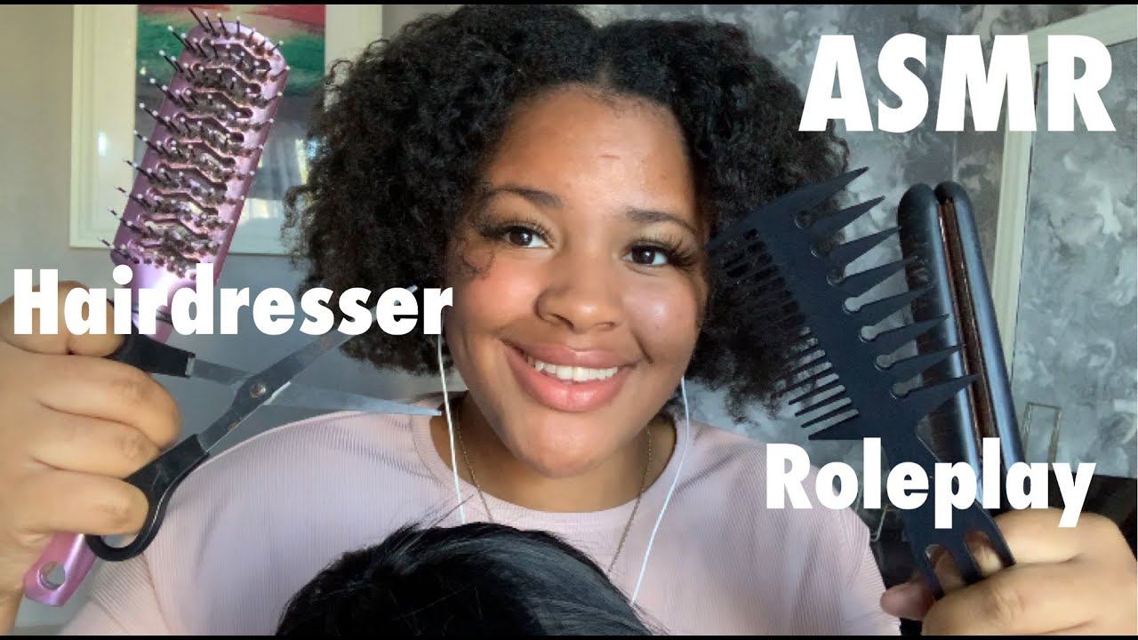 ASMR Hairdresser Roleplay to help you fall to sleep YouTube