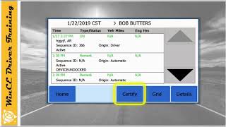 WinCE ELD Driver Training Part 2 Unidentified Driver