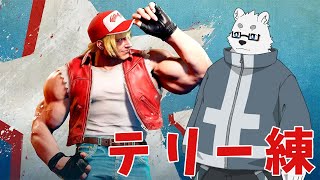 【スト6】新キャラのテリーを練習するぞ！【Vtuber/北見ユウ】