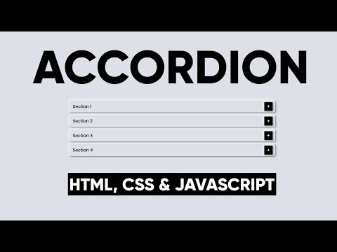 Accordion || Using #HTML #CSS #JAVASCRIPT || Tech Loop