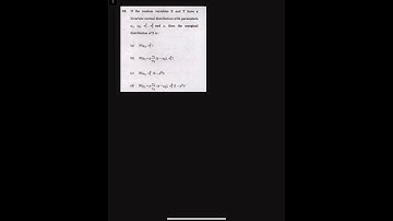 Marginal Distribution of Bivariate Normal Variables | UPSC ISS 2025 Paper-1 | Problem-18| RitwikMath
