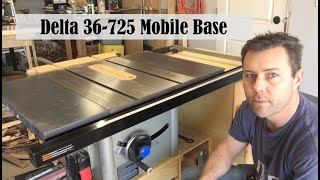 Delta 36725 Mobile Base and Outfeed Table