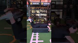 Prone Hamstring Curl with medball