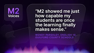 M2 Voices: M2 Helps Students Engage, Build Understanding, and Reflect