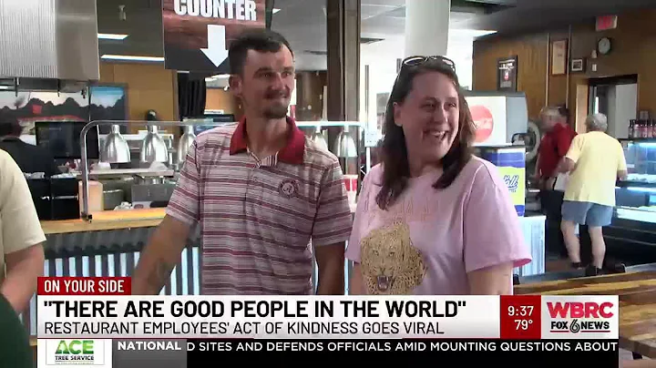 Restaurant employees' act of kindness goes viral
