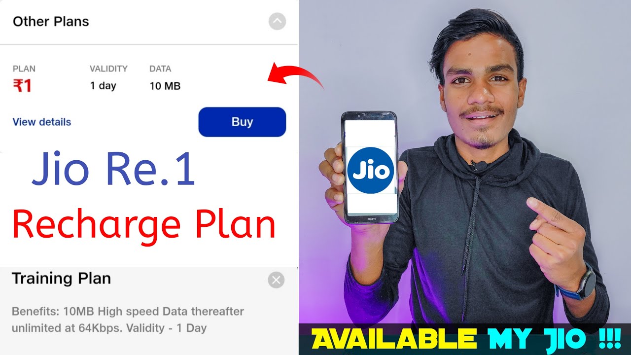 Jio Re.1 Prepaid Recharge Plan - Launch India !!! 10MB Data at 64Kbps | 10 Day Validity | Vicer Tech