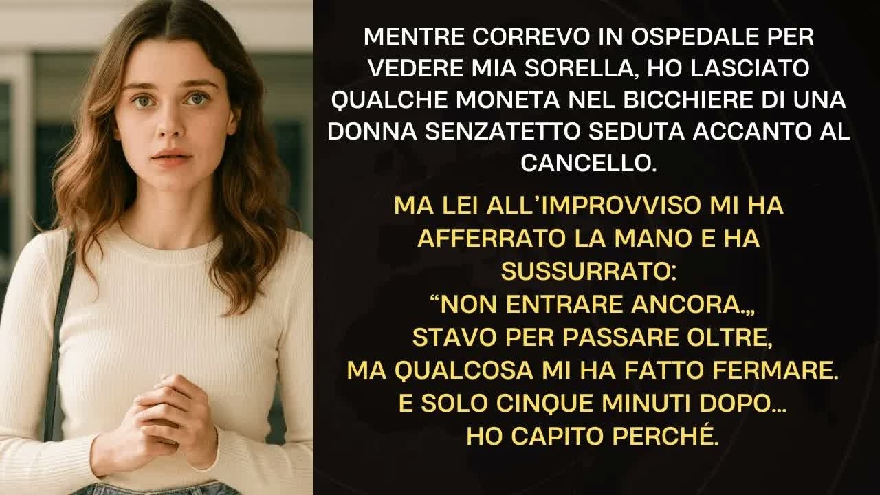 UNA SENZATETTO MI HA FERMATO ALL OSPEDALE   NON ENTRARE Quello che ho visto mi ha gelato il sang