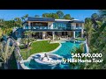 Inside an incredible 45m ultra luxury home in beverly hills  home tour