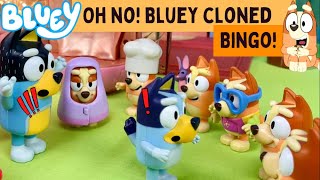😱 OH NO! Bluey Cloned Bingo‼️ | Full Episode | Pretend Play with Bluey Toys | Disney Jr | ABC Kids