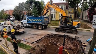 Detour Ahead!! Hydrant and valve replacement