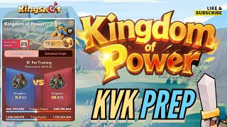 Kingshot | KVK SVS Preparations [How to Gain Points in Kingdom of Power] #Kingshot
