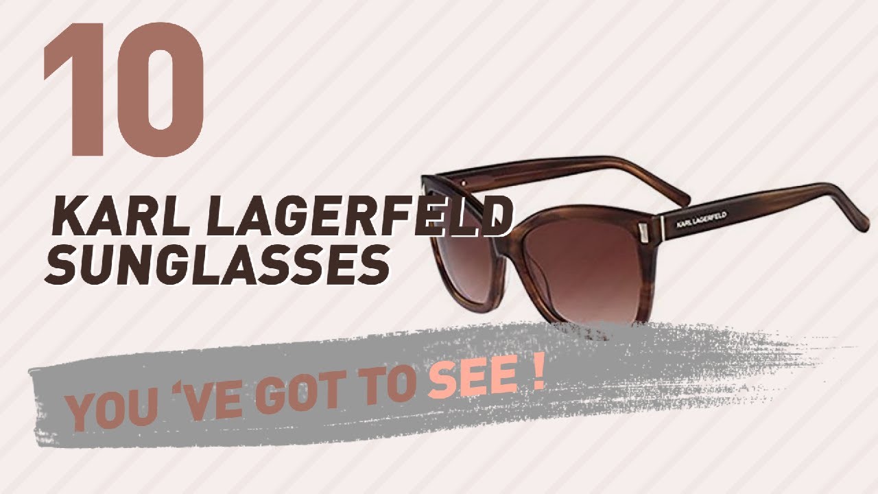 New Karl Lagerfeld Sunglasses For Women // New \u0026 Popular 2017
