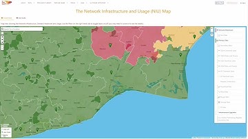 How to use the Network Infrastructure and Usage (NIU) Map