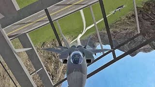 VTOL VR threading the needle #shorts