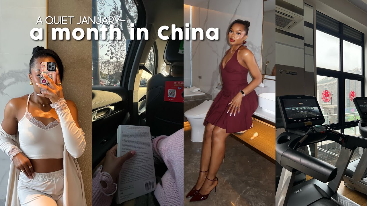 VLOG | a QUIET January, China living, hard decision, running a business in china, trying BIAB & more