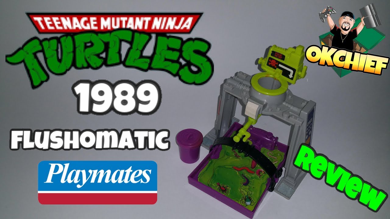 ぷちです₊⁎⁺˳✧༚ 1989 Teenage Mutant Ninja Turtles Flushomatic Review - Okchief