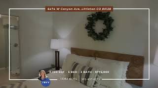 Video Tour of 6474 W Canyon Ave, Littleton CO 80128