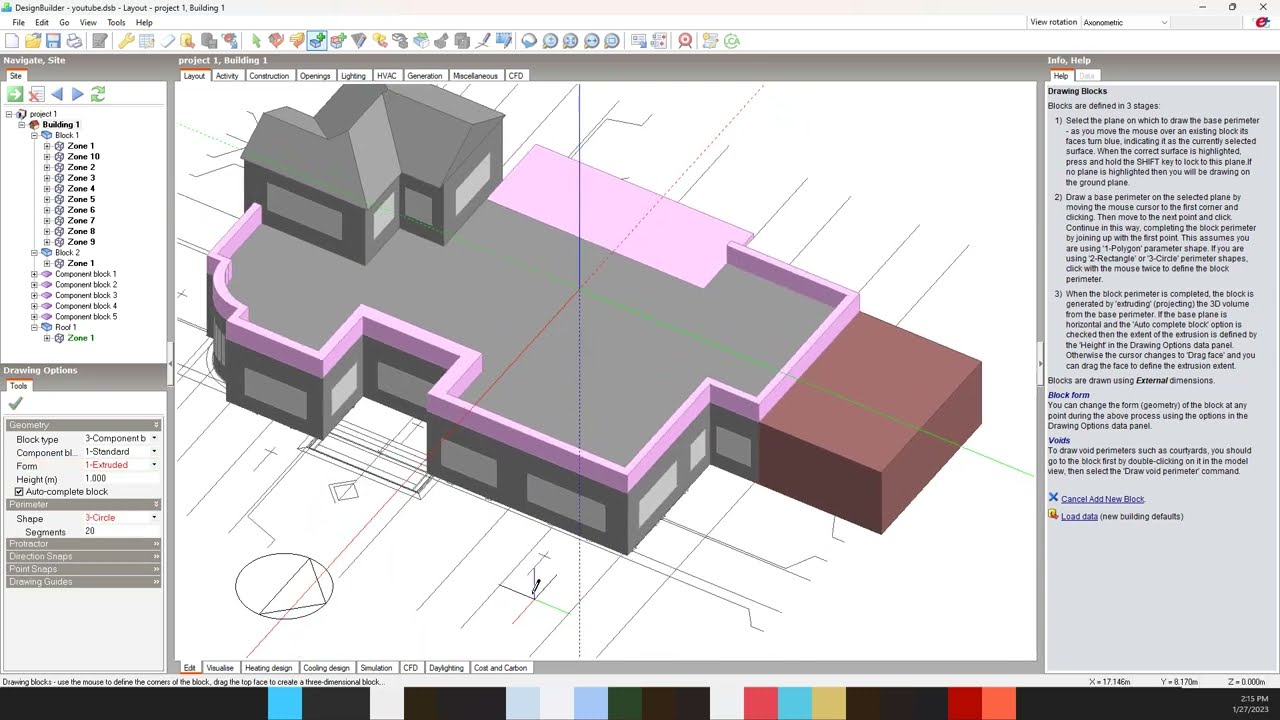 كورس التصميم البيئي بإستخدام برنامج Design Builder (3) مجاااني بالكامل