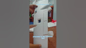 EPP Foam wings (combat planes, indoor flyers) often use 5mm or 9mm EPP for durability #epp #rcplane