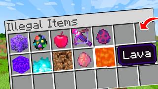 I Collected Every Illegal Item In Minecraft Bedrock Edition