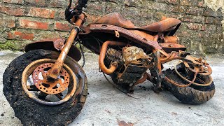 Restoration an abandoned large displacement racing car | Restore large displacement motorcycles # 1