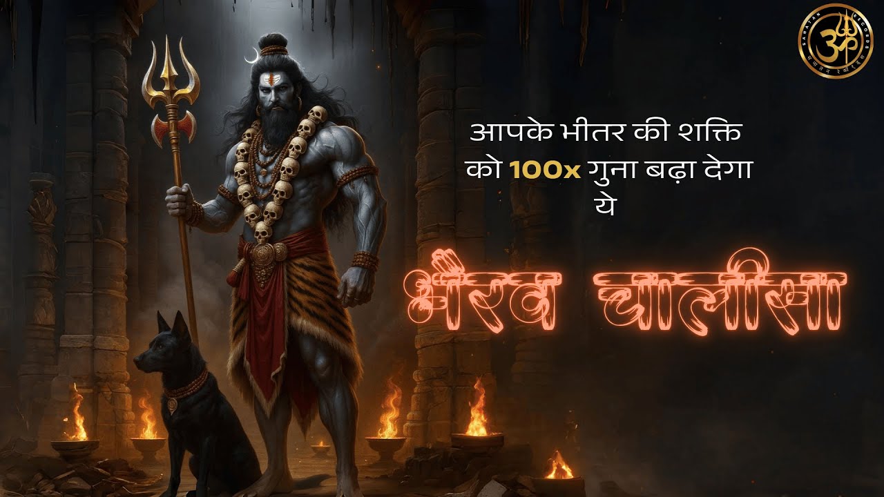 100X Shakti Activation: Bhairav Chalisa to Destroy Fear! भैरव चालीसा |