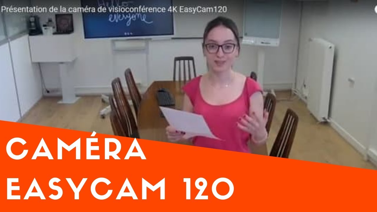 Présentation de la caméra de visioconférence 4K EasyCam120 - YouTube