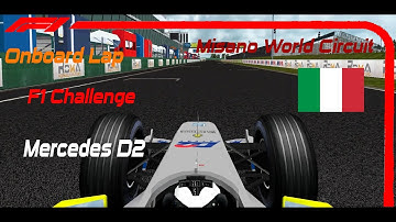 Mercedes D2 - Onboard Lap - Misano World Circuit - F1 Challenge
