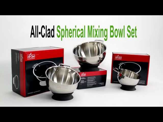 All-Clad 3-Piece Stainless Steel Mixing Bowl Set