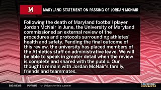 Maryland Statement On Ping Of Jordan Mcnair Big Ten Football