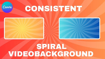 How to Create a Consistent Spiral Video Background for Quiz Videos in Canva | Quiz Blitz Style