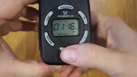 The New Digital Timer from Grundfos