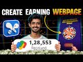 Earn by Sharing This AI Webpage! | Create Viral Web App on Mobile Without Coding