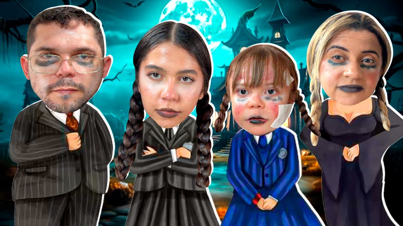 Sarah em uma história engraçada da FAMÍLIA ADDAMS | Sarah de Araújo