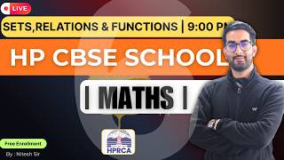 🎯 Sets, Relations & Functions | Complete Concept HP CBSE Maths Teacher 2026 ,One Shot 🔥|  Nitesh Sir