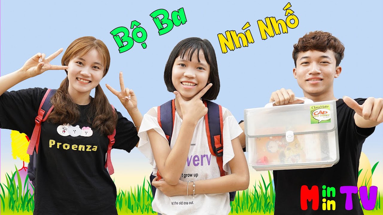Lớp Học Siêu Quậy | Bộ Ba Nhí Nhố ♥ Min Min TV Minh Khoa