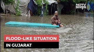Watch: Flood-Like Situation In Gujarat Leads To Chaos screenshot 5