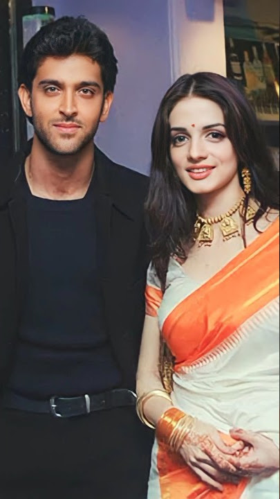 Hrithik Roshan Sweet wife Sussanne Khan( married 20 Dec 2000) #hrithikroshan #sussannekhan #shorts