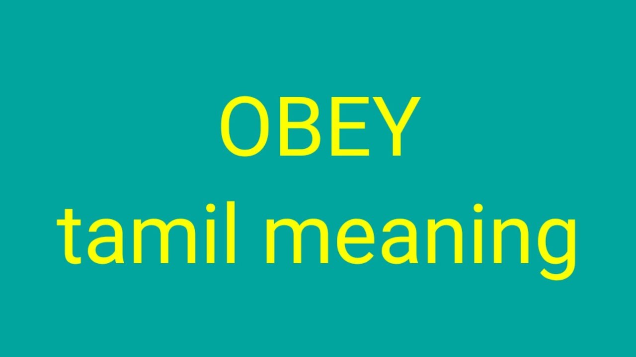 OBEY Tamil Meaning sasikumar YouTube obey-tamil-meaning-sasikumar-youtube