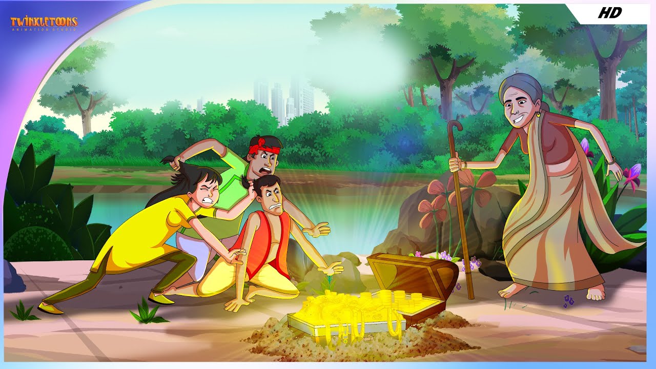 বুড়ির গুপ্তধন Old lady's Treasure Bangla Golpo Bengali Fairy