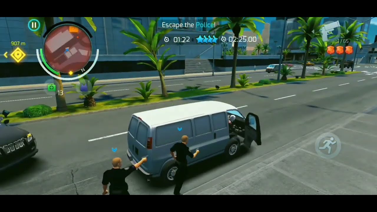 Gangstar Vegas // Gang event Bank Robbery mission 4 star complete in 2 min 2 seconds. YouTube