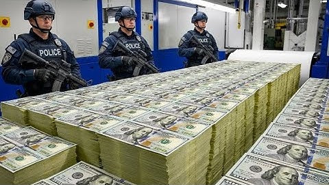 Inside the Dollar-Printing Factory: From Blank Paper to Billion-Dollar Notes (Full Process)