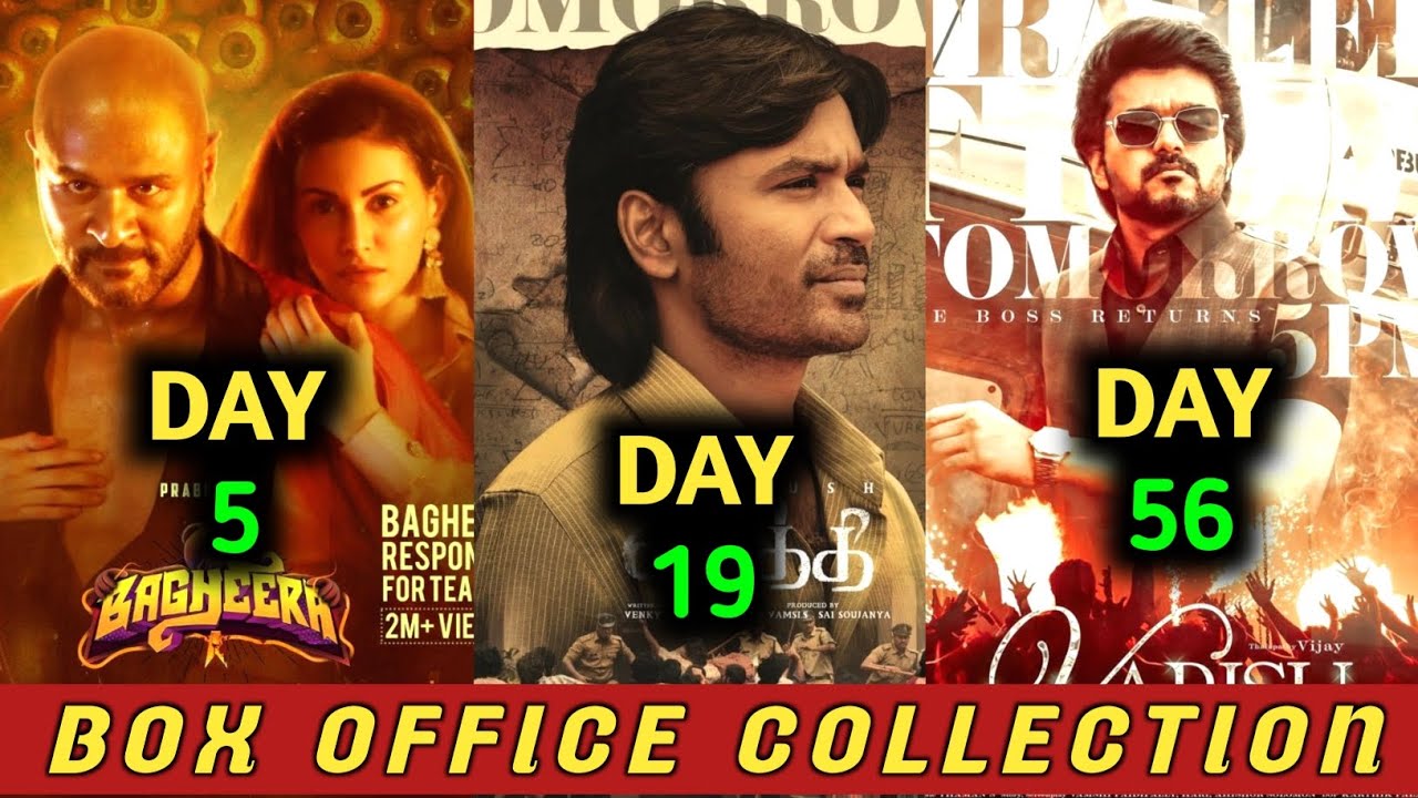 Vaathi Box Office Collection,Varisu Box Office Collection,Bagheera Box Office Collection,Sir Movie