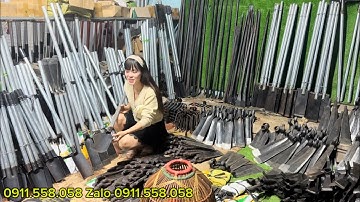 THUỔNG BO TRÒN CẢ CÁN DẦM ĐÁNH CÂY THÉP NHÍP XE SỊN