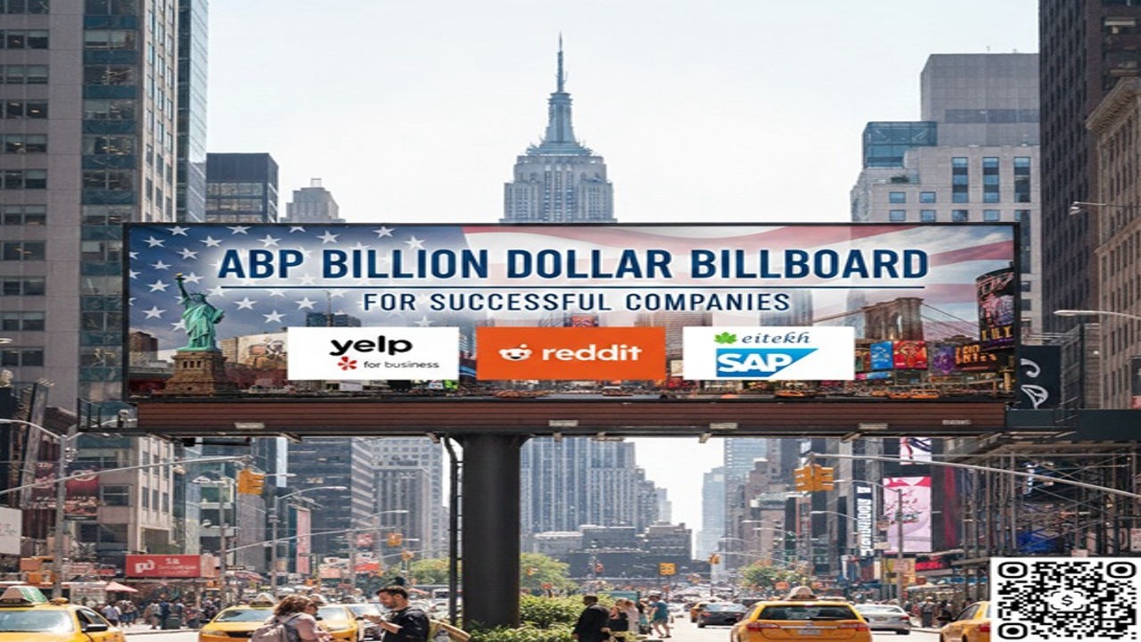 ABP Billion Dollar Billboard: America's first podcast billboard for successful companies. Join Today