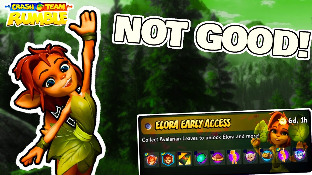Is Elora The WORST Character? - Crash Team Rumble - YouTube