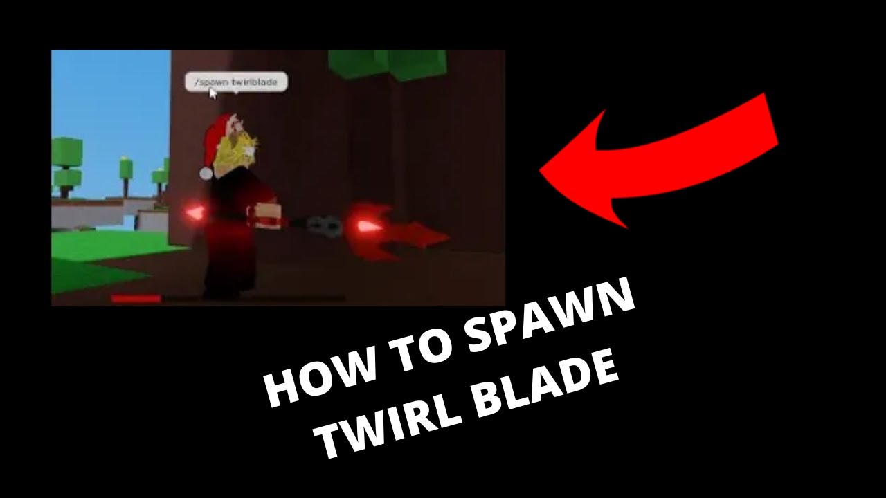 How To Spawn Twirl Blade In Roblox Bedwars! YouTube