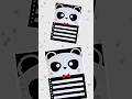 Kawaii Cute Panda Binder File Loose Leaf A5 Refill DIY